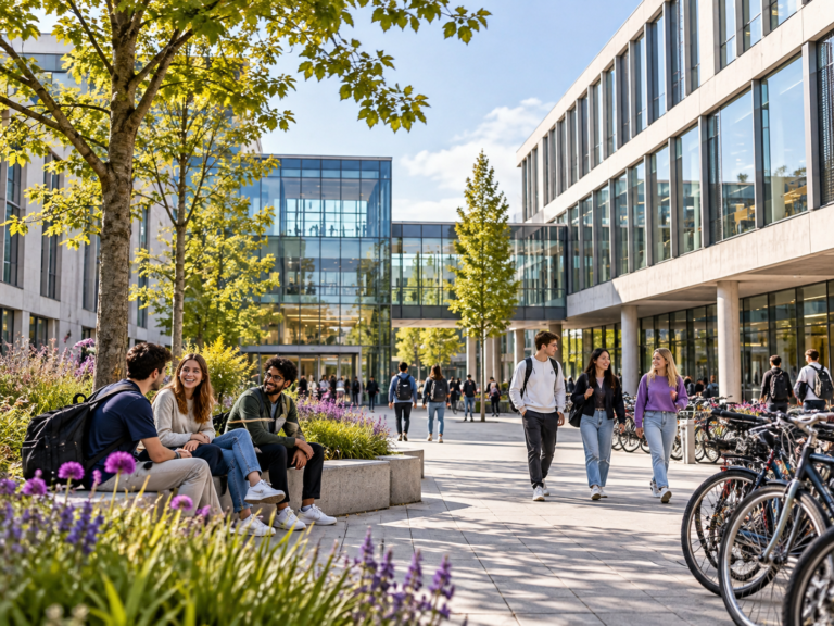 Illustrative Germany university campus