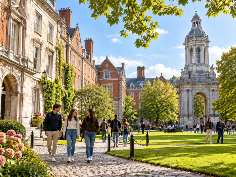 Illustrative Ireland university campus