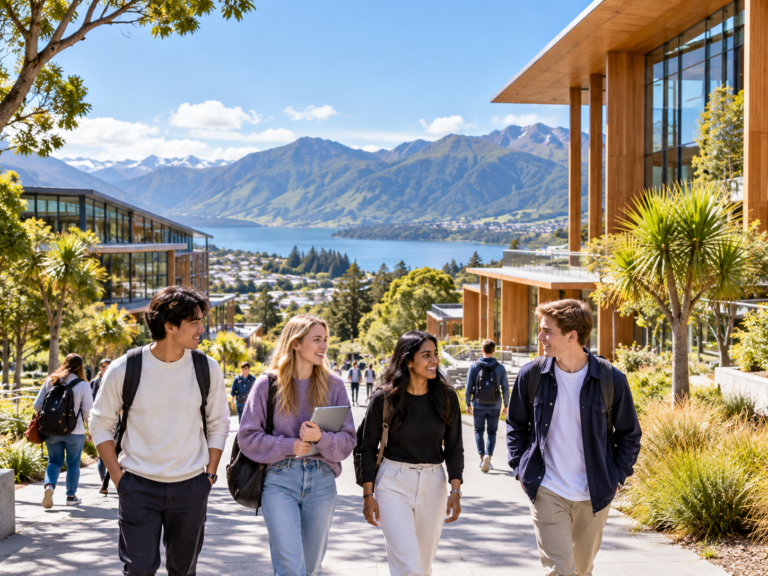 Illustrative New Zealand university campus